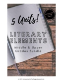 Exploring Writing Styles & Literary Elements - 5 unit bundle