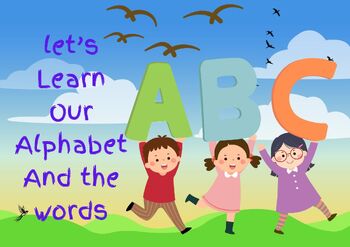 Preview of Exploring flashcards Alphabet and Words: A Fun Educational Journey PDF