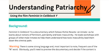 Preview of Exploring Patriarchy Using the Documentary "Feminist in Cellblock Y"