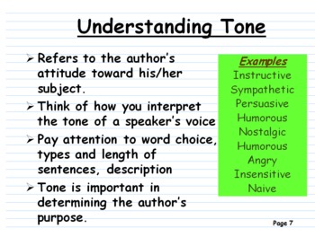 Preview of Exploring the Author's Voice & Purpose PowerPoint