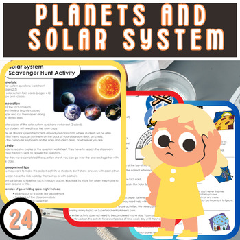 Preview of Exploring the Cosmos: Engaging Solar System and Outer Space Worksheets