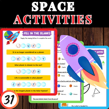 Preview of Exploring the Cosmos: Engaging Space Activities for Young Explorers