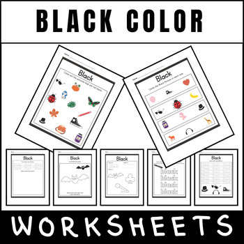 Exploring the Depths : Kindergarten Black Worksheets Series | TPT