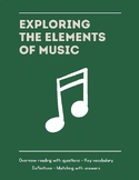 Exploring the Elements of Music - Elements of Music Overview