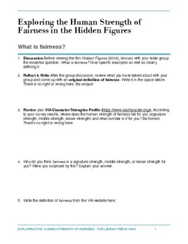 Preview of Exploring the Human Strength of Fairness in Hidden Figures