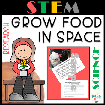 Preview of SPACE Unit Research Extension and STEM Lesson to create a Mini Greenhouse GATE