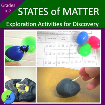 Preview of States Of Matter Exploration | Discover Solids Liquids And Gases | Grades K 1 2