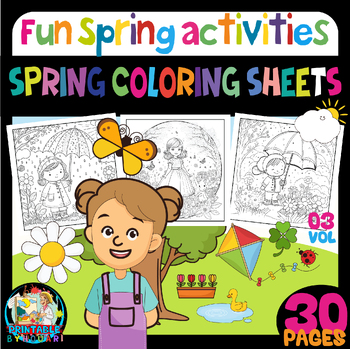 Preview of Exploring the Wonders of Spring: A Research-Based Collection of Coloring Pages