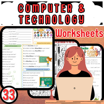 Preview of Exploring the World of Computer and Technology Games: Interactive Worksheets