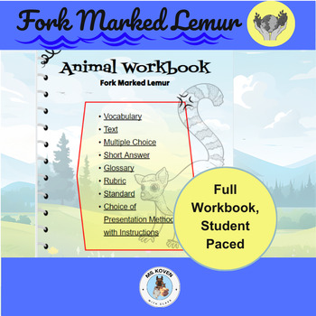 Preview of Exploring the World of Fork-Marked Lemurs: Interactive/Self Paced Lesson Plan