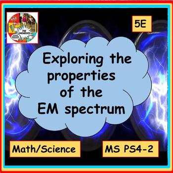 Preview of Exploring the properties of the EM spectrum 5E NGSS MS PS4-2