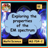 Exploring the properties of the EM spectrum 5E NGSS MS PS4-2
