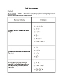 Exponent Assessment 8th Grade Math
