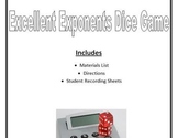 Exponent Dice Game