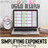 Exponent Laws - Drag & Drop Activity - Google Slides