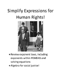 Exponent Laws for Human Rights! (Math for Gay Rights, Raci