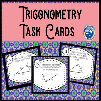 Preview of Trigonometry Task Cards