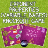 Exponent Properties with Variable Bases Review Activity