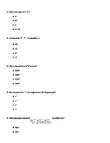 Exponent Review Sheet Part 1 - 8.EE.1