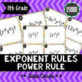 Exponent Rule - Power Rule Task Cards