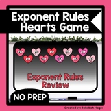 Exponent Rules - Laws of Exponents - Hearts Game