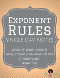 Exponent Rules - Product of Powers Property - Interactive 
