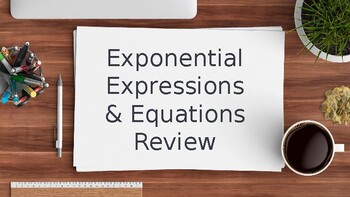 Preview of Exponential Exoressions & Equations Review