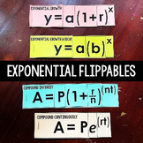 Exponential Functions Flippables | Math Foldables