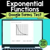 Exponential Functions Google Forms Test