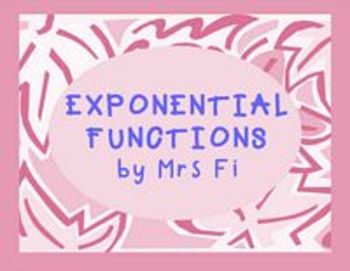 Preview of Exponential Functions Lesson 1 and 2
