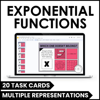 Preview of Exponential Functions Graphs Tables Word Problems Activity