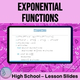 Exponential Functions PowerPoint Lesson | High School Math