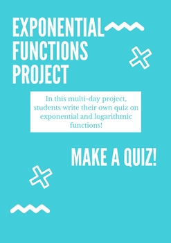 Preview of Exponential Functions Project