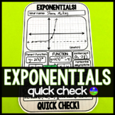 Graphing Exponential Functions Algebra Template