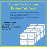 Exponential Functions Review Task Cards