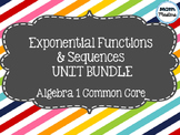 Exponential Functions & Sequences Unit Bundle