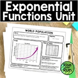 Exponential Growth and Decay Activities Unit Bundle