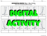 Exponential Graphs  {GOOGLE SLIDES Drag & Drop}