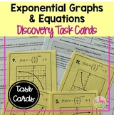 Exponential Graphs and Equations Discovery Task Cards (Pre