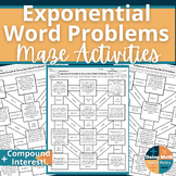 Exponential Growth & Decay Word Problems + Compound Intere