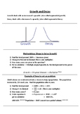 Exponential Growth and Decay Booklet