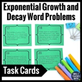 Exponential Growth and Decay Task Cards