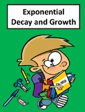 Exponential Growth and Decay No Prep Lesson
