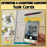 Exponential & Logarithmic Equations QR Codes Activity (Pre