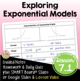 Exploring Exponential Models (Algebra 2 - Unit 7)