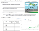 Exponential Regression Stock Market Project