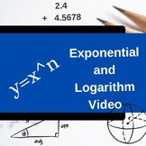 Exponential and Logarithm Video Tutorial