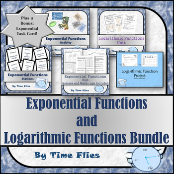 Preview of Exponential and Logarithmic Functions Bundle