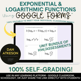 Exponential and Logarithmic Functions Unit Bundle｜14 Googl