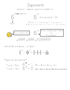 Preview of Exponents